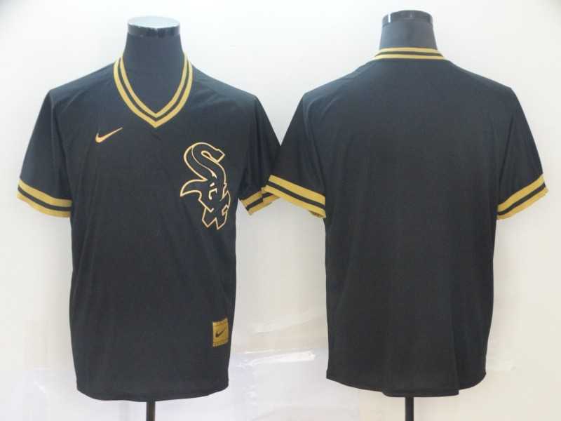 White Sox Blank Black Gold Nike Cooperstown Collection Legend V Neck Jersey (1),We sell and wholesale White Sox Blank Black Gold Nike Cooperstown Collection Legend V Neck Jersey (1) on line form chian!